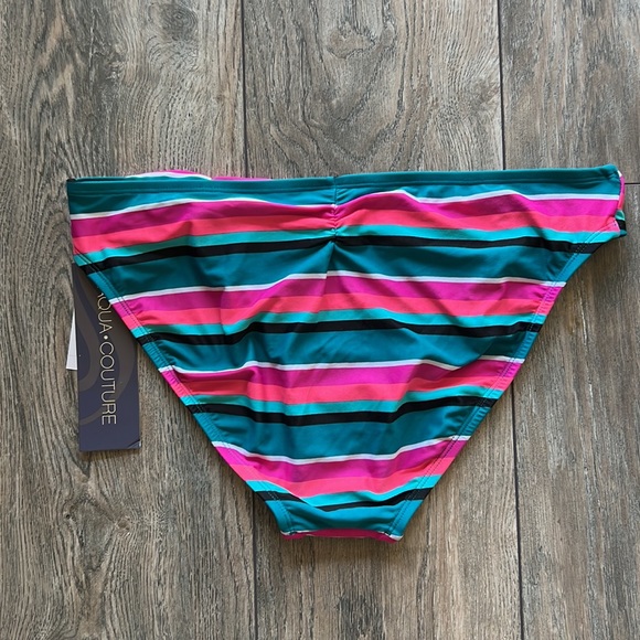 Aqua Couture Bikini Bottom Size L - Picture 2 of 4